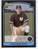 2003 Bowman # 202 Chien-Ming Wang RC - New York Yankees Rookie Baseball Card - In Protective Display Case