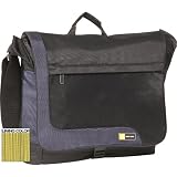 Case Logic TKM-15 15.4-Inch Laptop Messenger Bag (Black/Blue)