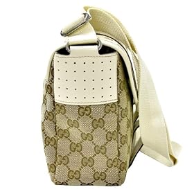 Gucci Canvas Small Flap Messenger Bag 145858BG-IV