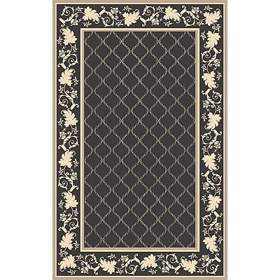 Kitchen: Hatteras Eco friendly Duracord Indoor or Outdoor 8 x 10' Neutral Patio Rug
