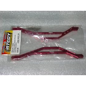 T-Maxx E-Maxx INTEGY Red Aluminum Chassis Braces by Integy