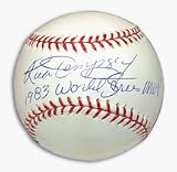 Rick Dempsey Autographed Baseball Inscribed with 1983 World Series MVP