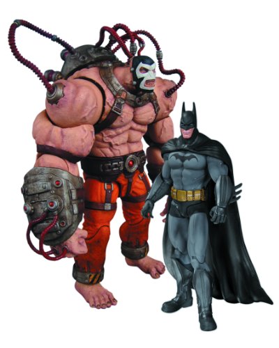 Awesome DC Comics BATMAN ARKHAM CITY BATMAN VS BANE ACTION FIGURE 2 PACK