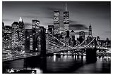 Brooklyn Bridge - Black and White - New York - Maxi Poster - 61 cm x 91.5 cm
