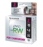 Fujifilm 8cm DVD-RW Jewel Case Triple Pack (1.4GB)