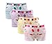 Mmiao Baby 2t-10t Kids Girls Briefs 4-Pack Boyshort Underwear Rabbit (4-6)