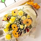 バラ花束　正午までのご注文は翌日、またはご希望の日にお届け致します。※土曜の正午以降及び日曜の受付は月曜発送（火曜以降着）　翌日配達　お花屋さん