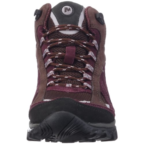Merrell Siren Vent Mid Gtx, Chaussures montantes femme - Violet (Coffee Bean/Huckleber), 36 EU
