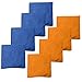 Play Platoon Weather Resistant Cornhole Bean Bags Set of 8 - Orange & Blue