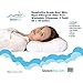 SnoozeWise® Hypoallergenic Pillow Cover Zip Encasement with Sleeping Mask and Earplugs (1 Pack 22.4x14.4 inches) 100% Polyester. Prevents Dust Mites, Odors, Allergies, Asthma, Mold. Machine Washable.