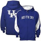 Kentucky Wildcats Royal Blue Full Zip Varsity Hoody Sweatshirt