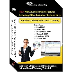 Microsoft Office 2007 Excel, Word, PowerPoint, Outlook, Publisher and Access - Six Training Courses