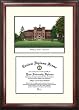 University of Wisconsin, Stevens Point Scholar Scholar Mahogany Framed Lithograph w/Diploma Opening