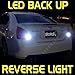LED WHITE BACKUP REVERSE LIGHT BULBS T10 30SMD A