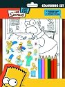 The Simpsons Colouring & Sticker Set