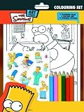 The Simpsons Colouring & Sticker Set