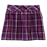 GK TG Plaid Shimmer Skirt Purple