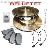 Produkt-Bild: Bremsscheiben Bel&uuml;ftet &Oslash;280mm + Bremsbel&auml;ge Bremskl&ouml;tze vorne AUDI A3 8L1 1.8,1.9 TDI BJ 96-03; SEAT LEON 1M1 1.4 16V,1.6,1.8 20V,1.9 SDI/TDI BJ 99-05; SEAT TOLEDO 2 II 1M2 1.6,1.8 20V,1.9 SDI/TDI,2.3 V5 BJ 99-04; SKODA OCTAVIA 1U2 1.4,1.6,1.8,1.9 SDI/TDI,2.0 BJ 96-10 + COMBI 1U5; VW BORA 1J2 1.4 16V,1.6,1.8,1.9 SDI/TDI,2.0 BJ 98-04 + KOMBI 1J6; VW GOLF 4 IV 1J! 1.4 16V,1.6,1.8,1.9 TDI,2.0 BJ 98-03 + VARIANT 1J5 BJ 99-06; VW NEW BEETLE 9C1, 1C1 1.4,1.6,1.8 T,1.9 TDI,2.0 BJ 98-10 + CABRIOLET 1Y7