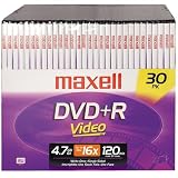 Maxell 639012 DVD+R Recordable DVD Disc Library