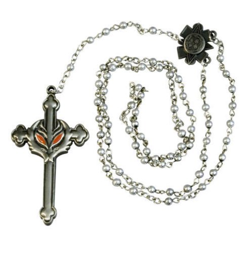 WWE WWF Pendant REY MYSTERIO Tattoo Necklace Cross Kette