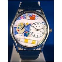 Whimsical Watches Unisex Artist Silver Watch Watch S0410001
