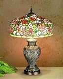24.5 Inch H Rose Garden Table Lamp Table Lamps