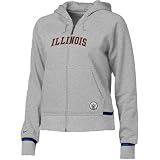 Nike Illinois Fighting Illini Ash Ladies Classic Fleece Hoody Sweatshirt