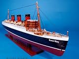 Queen Mary 32 Cruise Ship Wood Model Fully Assembled Not a kit