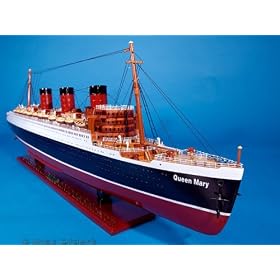 Click here to buy Queen Mary 32 Cruise Ship Wood Model Fully Assembled Not a kit by Handcrafted Model Ships