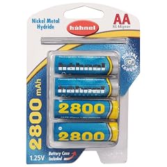 H�hnel Ni-MH Akku Typ "Mignon AA" 2800 mAh, 1,25V, 4er Blister inkl. Schutzh�lle