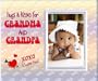 Hugs & Kisses for Grandma and Grandpa - Picture Frame Gift