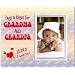 Hugs & Kisses for Grandma and Grandpa - Picture Frame Gift