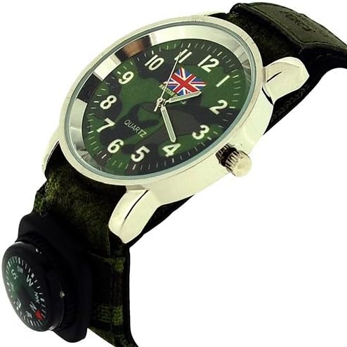 British Forces Gents Army Wallet, Pen, Belt & Velcro Strap Watch Gift Set BRF03