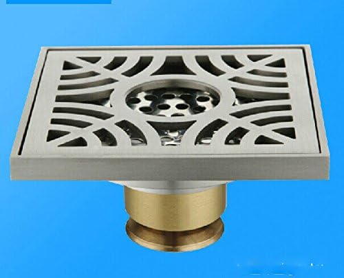 Buythecases European Style green and red ancient copper large flow Pest control anti-odor floor drain overflowing washing machine designer shower drains