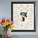 Personalized Gift - Wedding Wishes Signature Guest Book Picture Photo/Photograph Frame - Laser Etched / Engraved Matting