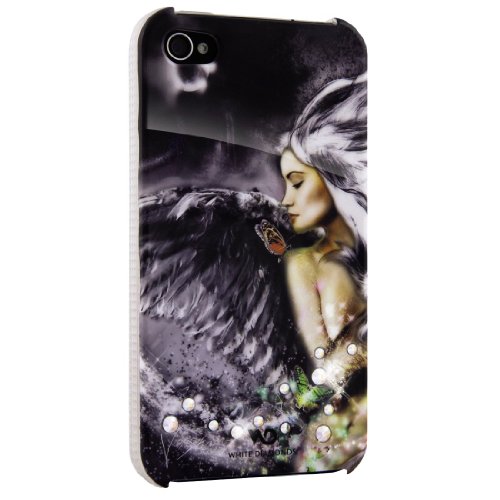 White Diamonds Angel Handy-Cover f&uuml;r Apple iPhone 4/4S chrom Preisvergleich