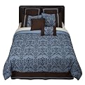 Home Floral 8-pc. Bed Set - Brown/Blue