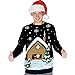 Digital Dudz Santa's Cabin Ugly Christmas Sweater