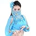 BellyLady Belly Dance Tribal Face Veil With Beads, Valentine's Gift Idea