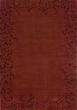Contemporary Area Rug, Oriental Weavers Sphinx Allure 8' Round Burgundy