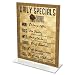 deflect-o Classic Image Stand-Up Two-Sided Desktop Sign Holder, Plastic, 5 x 7 Inches (69101)