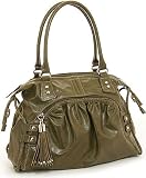 Large ''Kelsey'' Satchel - Black, Brown, Olive Green or Dark Orange