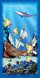 IMAGE OF Sunken Galleon Terry Velour Beach/Bath Towel