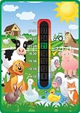 Happy Family Farm Animals Baby Nursery & Room Safety Temperature Thermometer