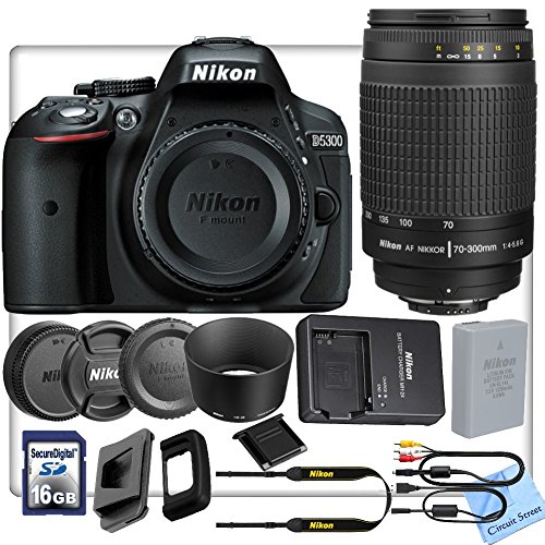 Nikon D5300 24.2 MP CMOS Digital SLR Camera with Builtin WiFi and GPS