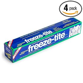 Freeze-tite Plastic Freezer Wrap, 258.06-Feet x 14 5/8-Inch Rolls (Pack of 4)