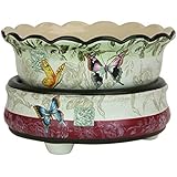 Ceramic Stoneware Electric 2 in 1 Candle Warmer (Butterfly)