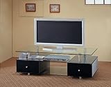 IMAGE OF TV Stand in Black - Coaster