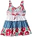 Sweet Heart Rose Baby Girls' Sleeveless Multi Print Sundress