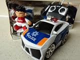 Radio Remote Control Car Mini Style Toddler Police Car + FREE FIGURE (AGE 3+)